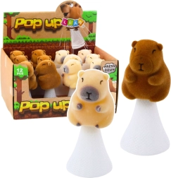 Šokinėjanti kapibara Pop Up, smėlio ruda 10 cm