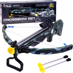 Vaikiškas arbaletas su lazeriniu taikikliu ir siurbtukinėmis strėlėmis