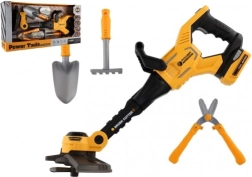 Vaikiškas plastikinis krūmapjovis su garsais