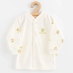 Baby cardigan made of organic cotton NEW BABY Olives, size 68 (4–6 months)