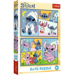 Dėlionė 2x70 – Disney Lilo ir Stichas – Be nuobodulio su Stiču
