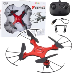 Dronas su LED efektais (raudonas)