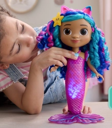 Gabby mermaid interactive doll with lights and sounds
