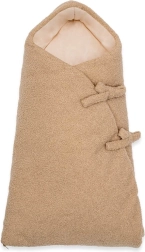 Vystymo vokelis ir miegmaišis New Baby Teddy smėlinės spalvos 70 × 40 cm