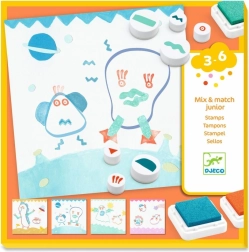 Djeco antspaudų rinkinys Monstriukai