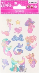 Laikinos Barbie tatuiruotės - 1 vnt.
