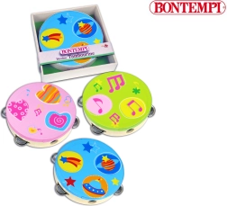 Medinė tamburina Bontempi 18 cm
