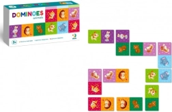 Domino gyvūnėliai – 28 dalys, stalo žaidimas vaikams