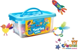 Kūrybinis rinkinys plastikiniame dėkle 26 × 12 cm