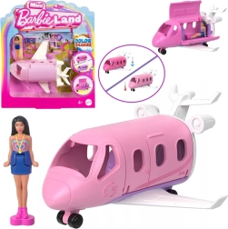 Mattel Mini Barbie Land – mini lėlytė pilotė su lėktuvu