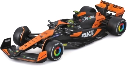 Die-cast model bburago 1:43 mclaren mcl38 2024 #4 lando norris with driver in presentation box