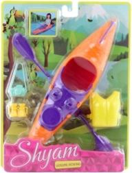 Lėlės kajakas su priedais