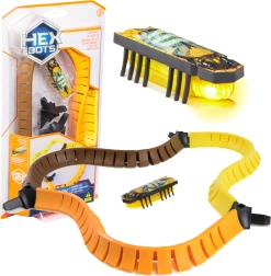 Hexbug Nano Flash pradinis rinkinys su šviečiančiu vabalėliu ir lanksčiu trasa