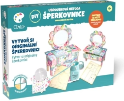Arto DIY medinė papuošalų dėžutė – servetėlių technika (dekupažas)