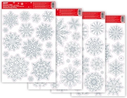 Christmas Window Foil with Glitter 20x30cm