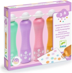 DJECO putų flomasteriai su perlamutriniu efektu