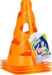Treniruočių oranžiniai kūgiai, 4 vnt.