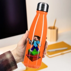 Nerūdijančio plieno „Minecraft“ gertuvė 600 ml