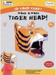 Creative Set 3D Tiger Mask Fiesta Crafts