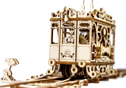 Wooden 3D puzzle tram with tracks WOODEN CITY (273 pieces)