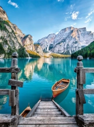 500 dalių dėlionė – Lago di Braies (High Quality Collection) Clementoni