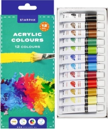 Akrilinių dažų rinkinys 12×12 ml