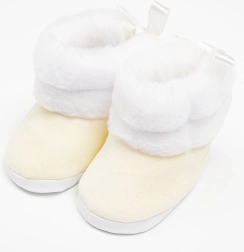 Kūdikių žieminiai aulinukai NEW BABY smėlio spalvos (3–6 mėn.)
