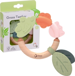 Medinis barškutis ir kramtukas 2 viename Classic World