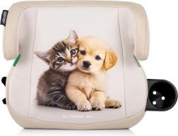 Automobilinė paaukštinamoji kėdutė Go Boost i-Size su ISOFIX, Kitten & Puppy