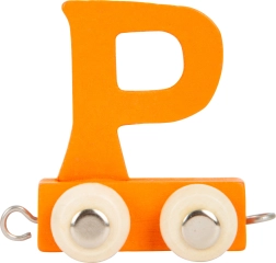 Small Foot wooden train – letter P colorful alphabet