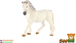 Balnas žirgas su violetiniu karčiu