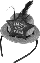 Lankelis su mini skrybėle „Happy New Year“