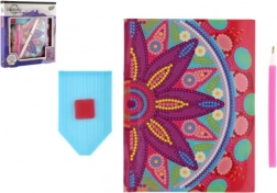 Kūrybinis rinkinys dienoraštis su deimantiniu dekoru