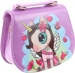 Handbag with a unicorn motif