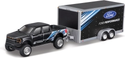 Maisto Ford F-150 SVT Raptor su priekaba 1:64