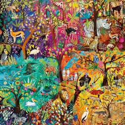 Dėlionė Magnolia Vaivorykštės safaris 1023 detalės