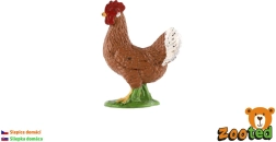 Domestic chicken hen figurine 4 cm
