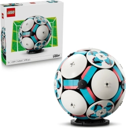 LEGO Editions futbolo kamuolys – statymo rinkinys su mini stadionu ekspozicijai