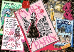 Puzzle Emily in Paris: Fashion Magazine 1000 Pieces