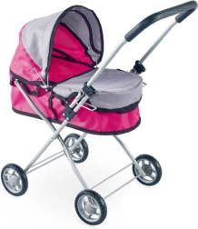 Gilus sulankstomas lėlių vežimėlis