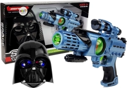 Kosminio kario rinkinys: lazerinis pistoletas ir kaukė