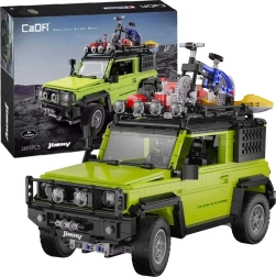 CaDA konstruktorius visureigis 2in1 SUZUKI JIMNY, žalias, 1803 detalės