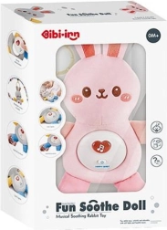 Chipolino pliušinis migdukis Zuikutis rožinis