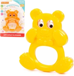 Barškutis meškiukas arba begemotas kūdikiams