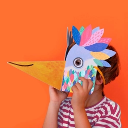 LONDJI mask with sticker accessories Be Wild! Bird