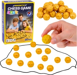 Magnetic logic game for families, 20 magnetic stones