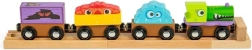 Bigjigs Rail medinis traukinukas „Vaiduokliukai“
