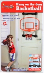 Krepšinio krepšys ant durų su skaitikliu ir garsais