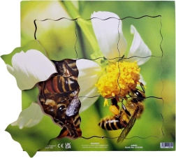 Just Jigsaws 600 Bitė – sluoksniuota medinė dėlionė