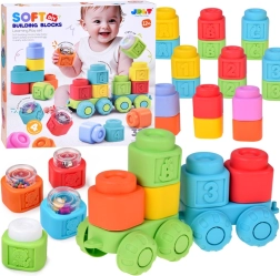 Soft Sensory Rubber Blocks 3-in-1 with Sound and Light
